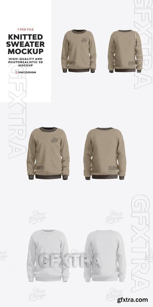 Knitted Sweater Mockup H7KUPFG