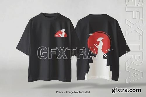 Oversize T-Shirt Mockup 2ZBQF7P