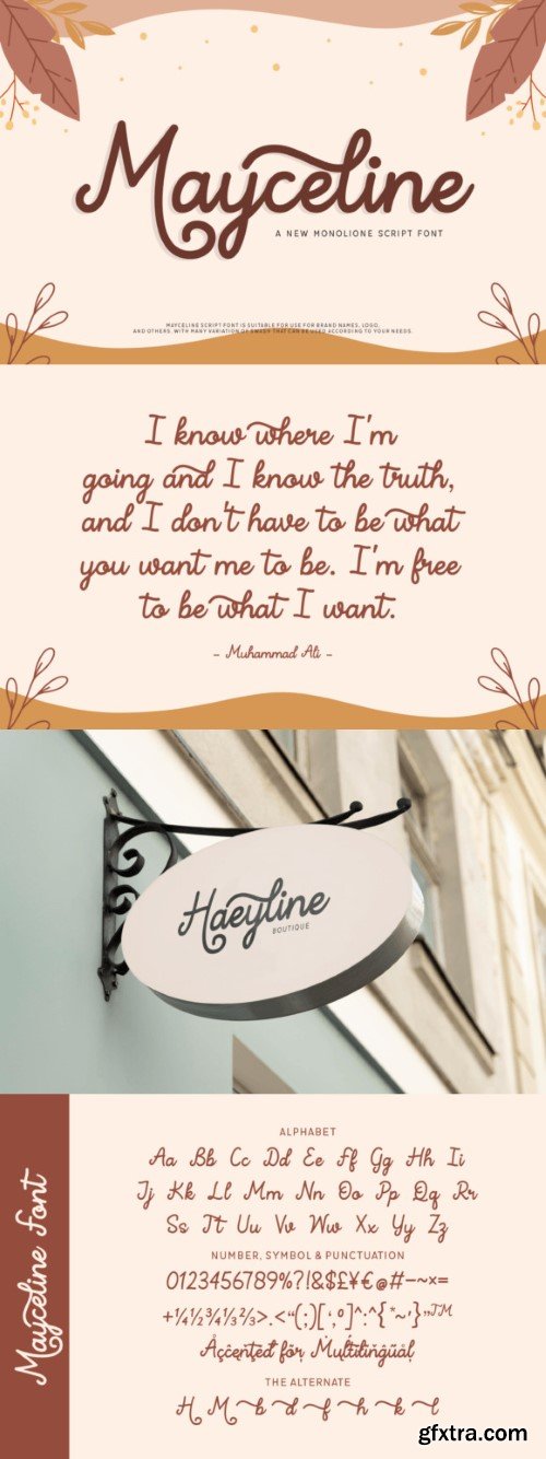 Mayceline Font