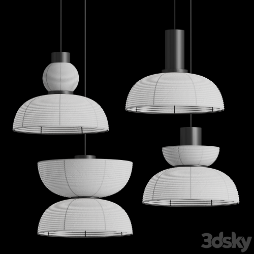 Retro Wabi Sabi Japanese Pendant Light