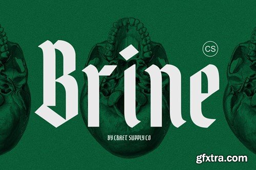 Brine – Blackletter Font QNJAM38