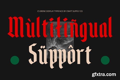 Brine – Blackletter Font QNJAM38