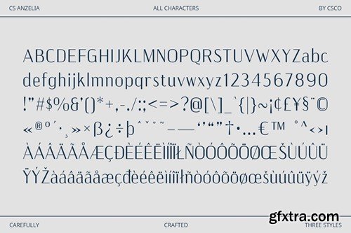 Anzelia – Modern Font F42RXPH