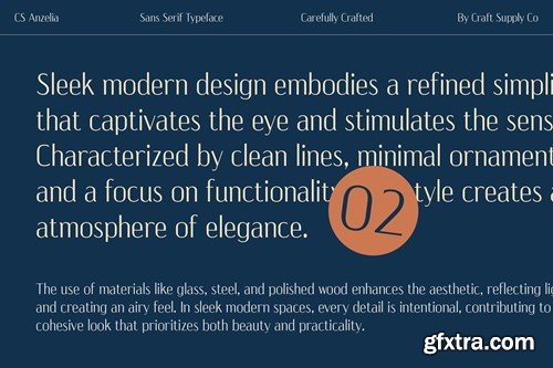 Anzelia – Modern Font F42RXPH