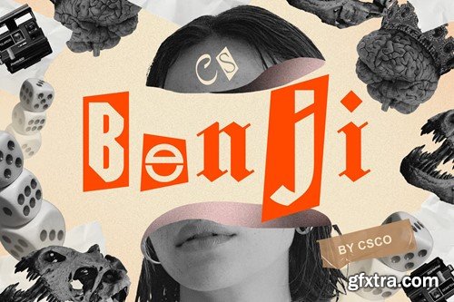 Benji – Collage Font TERYVR5