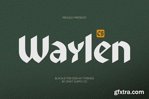 Waylen – Blackletter Font SD9VWLP