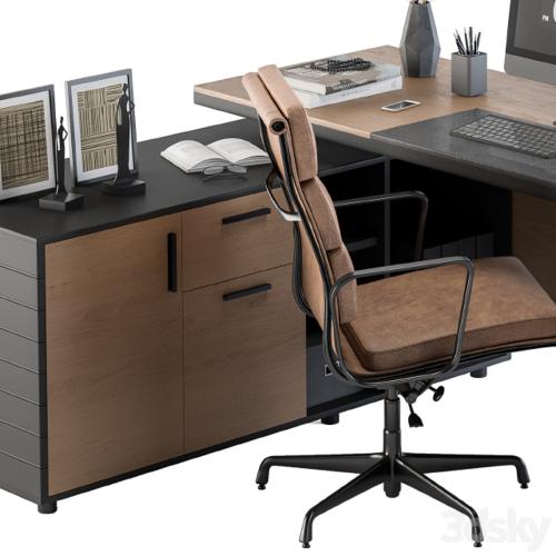 Office Furniture - Manager Set 06