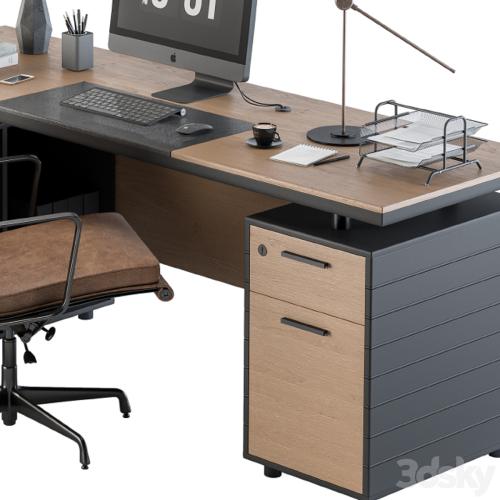 Office Furniture - Manager Set 06