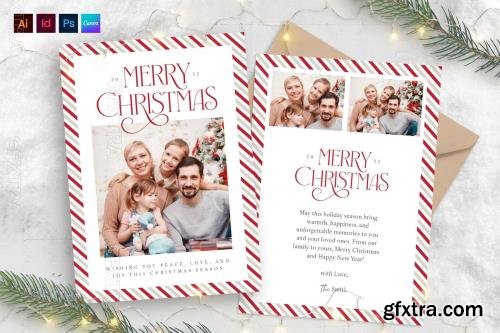 Christmas Family Greeting Card Template LD3GKQ3