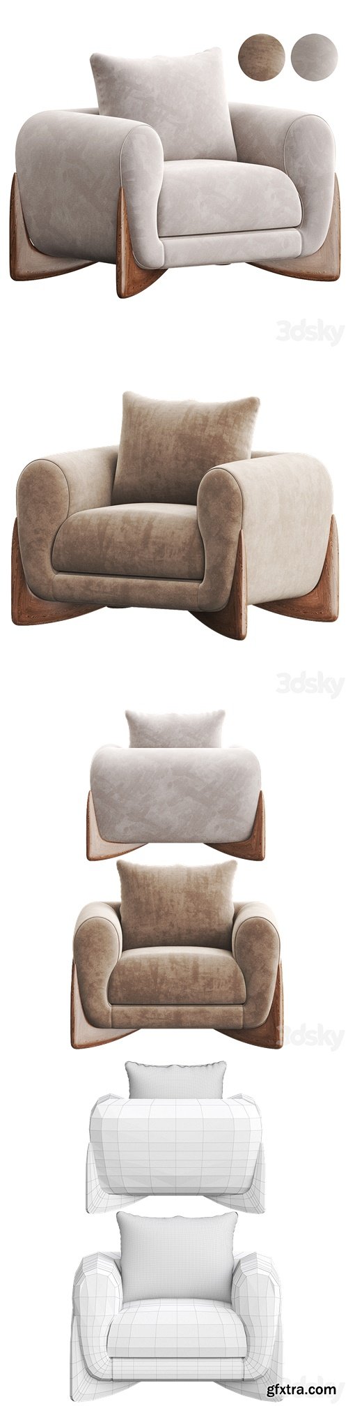 SOFTBAY Armchair By Porada