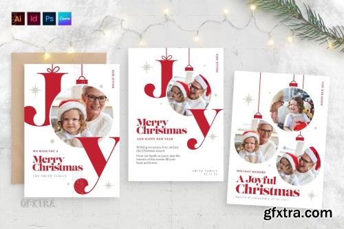 Christmas Photo Card Template PVTFDUD