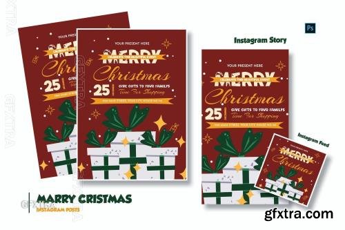 Gifting Christmas Day Flyer Template AYPSC2L