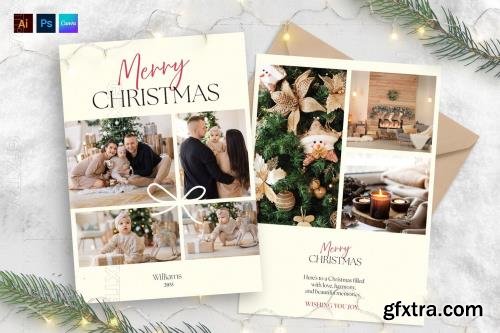 Christmas Family Greetings Card 366BRWC