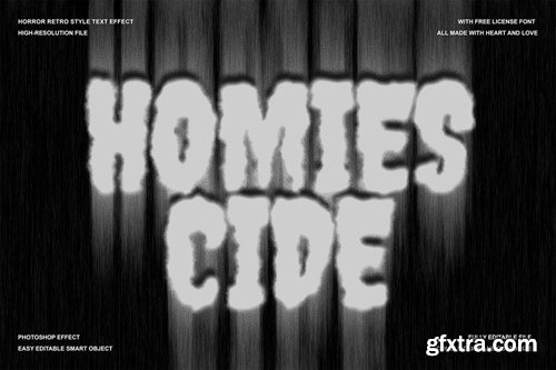 Horor Retro Style Text Effect - EGLS G3L9NA7