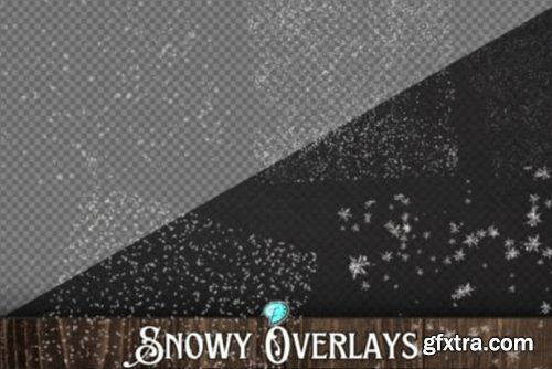 Snowy Overlays Transparent PNGs