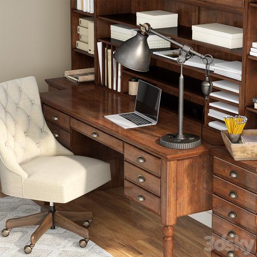 Pottery barn PRINTER'S OFFICE SUITE