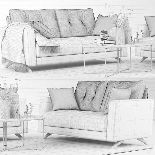 Fama Bari sofa set