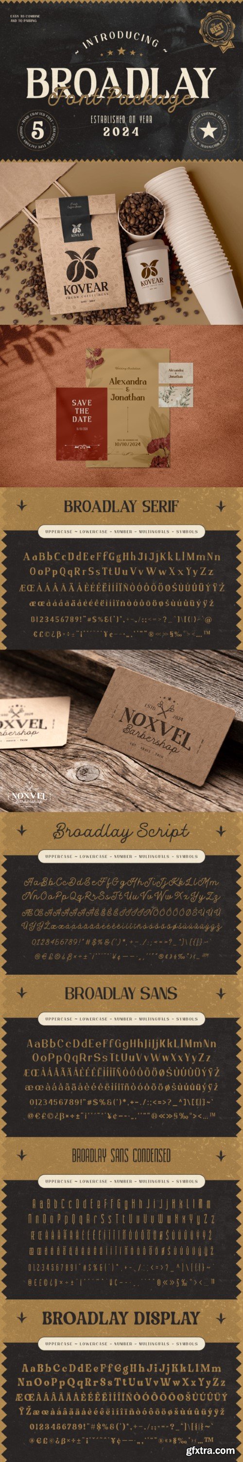 Broadlay Font