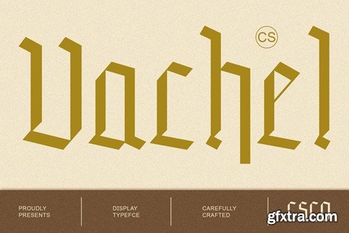 Vachel – Gothic Font 3PZNRDA