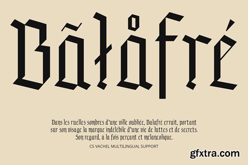 Vachel – Gothic Font 3PZNRDA