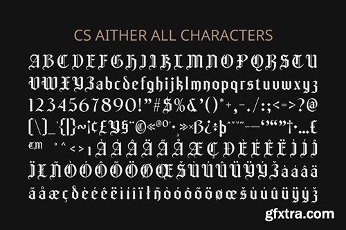 Aither – Blackletter Font LW9HQ7M