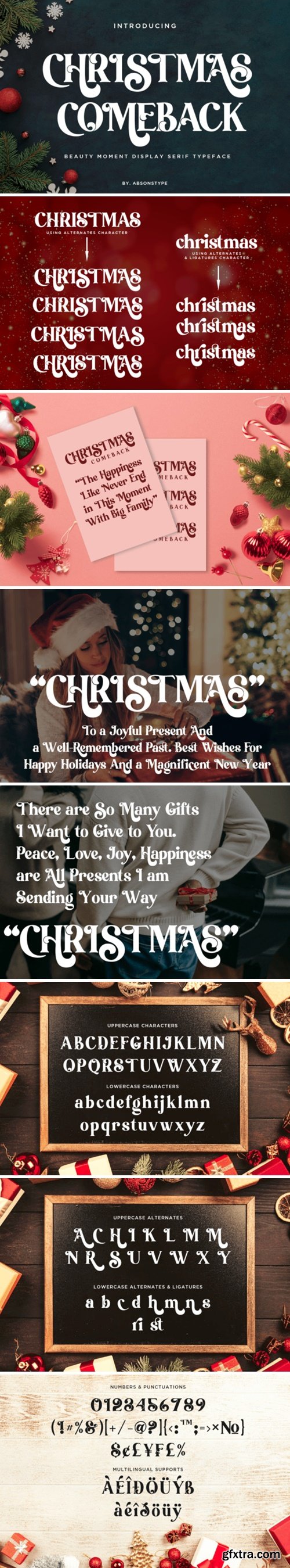 Christmas Comeback Font