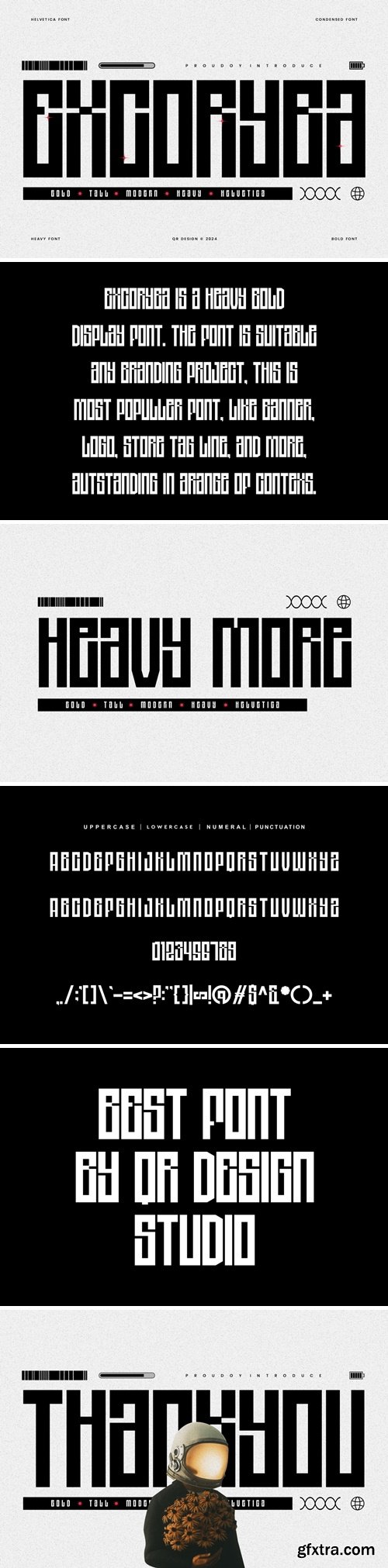 CM - Excoryba - Futuristic &amp; Tall Font 288770896