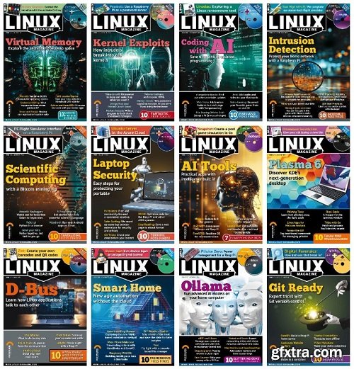 Linux Magazine USA - Full Year 2024 Collection