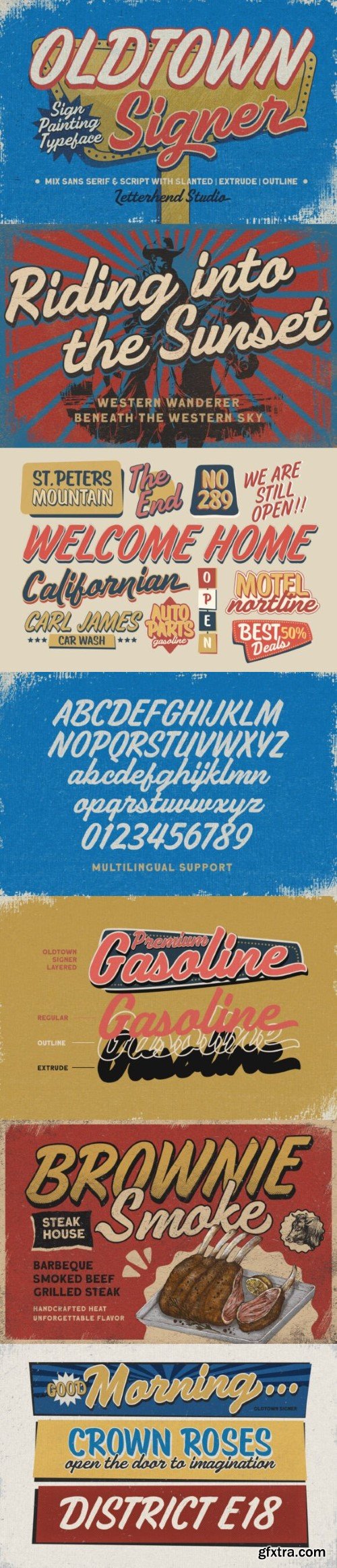 Oldtown Signer Font