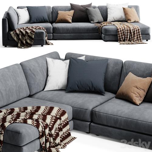 Blanche katarina sectional sofa