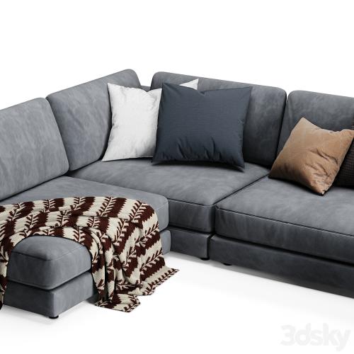 Blanche katarina sectional sofa