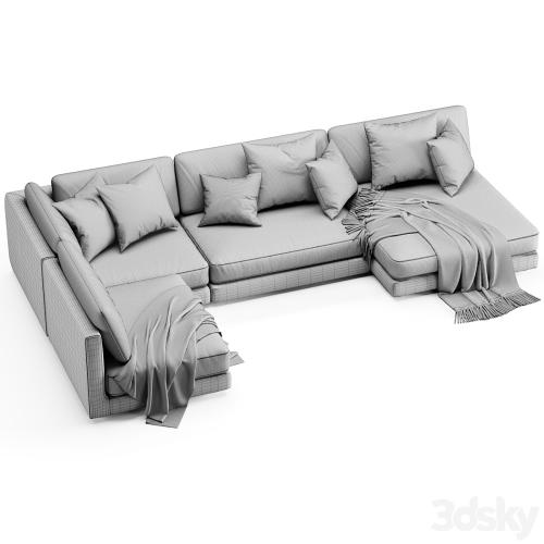 Blanche katarina sectional sofa