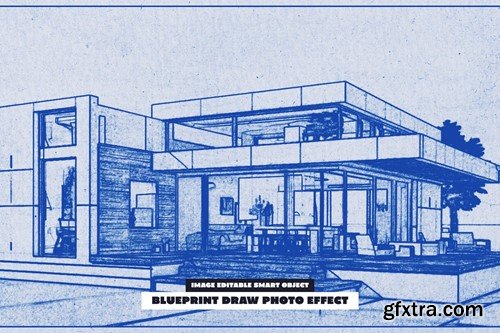 Blueprint Draw Photo Effect LQYW4MM