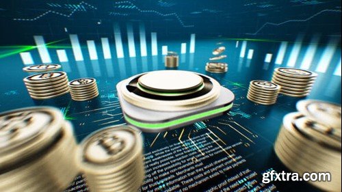 Videohive Digital Coin logo 55252368