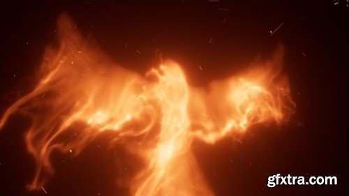 Videohive Fire Phoenix Reveal 55263099