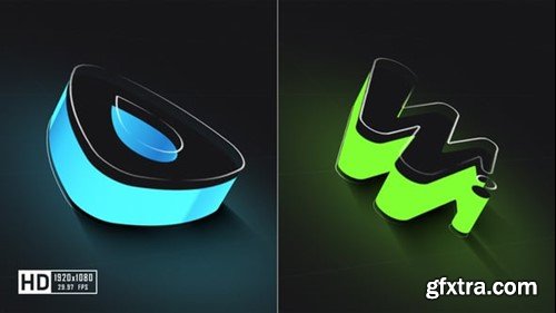 Videohive Glow 3D Logo Reveal 55064031