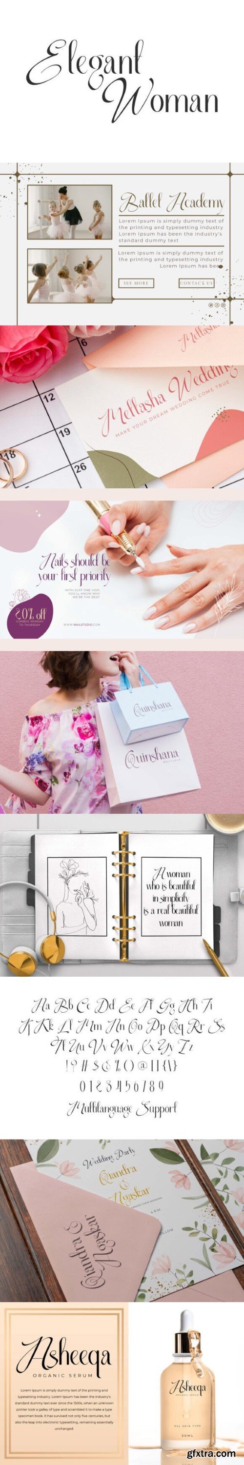 Elegant Woman Font