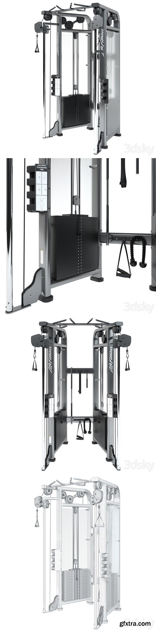 Life Fitness Signature Series Dual Adjustable Pulley