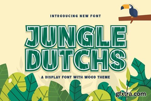 Jungle Dutch - Bold Unique Display Font YC5PGVP