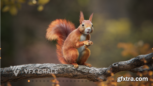 Redsquirrel Summer Animated | Vfx Grace