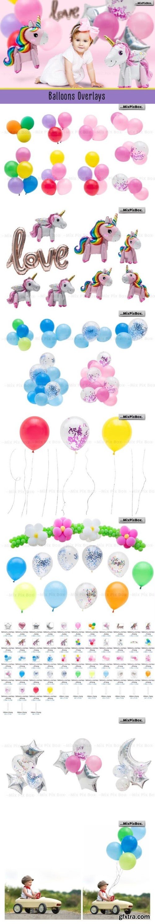 Balloons Photo Overlays