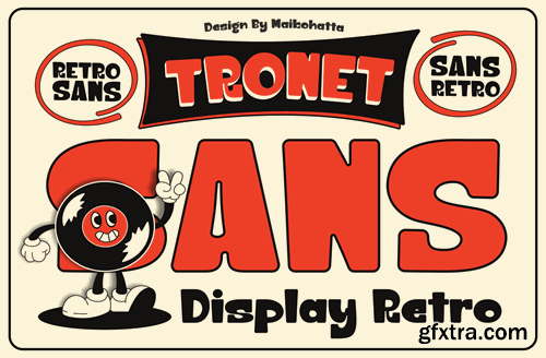 Tronet - Sans Retro Font BDW9BSU