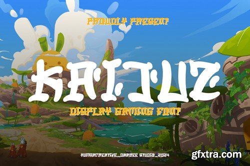 Kaijuz - Display Gaming Font TP8VNUL