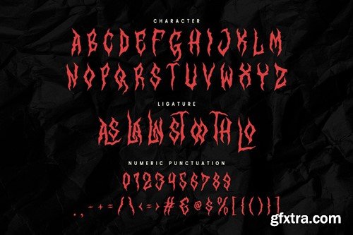 Lorque Black Metal Display Font XL8YK5A