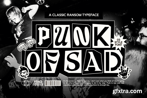 Punk Of Sad Font K5Z4RGU