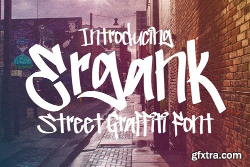 Ergank - Graffiti Font NG25UDE