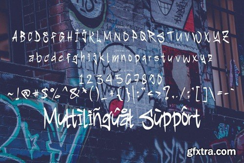 Ranger Blue - Graffiti Font 9CU3P8P