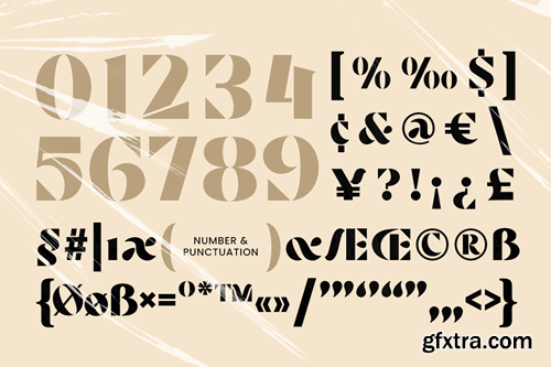 Milestone - Modern Luxury Bold Stencil Font YH8TS35