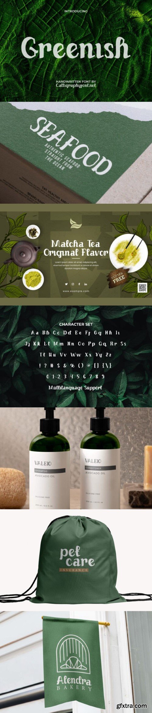 Greenish Font