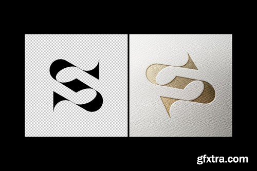 Gold Logo Mockup Y48LCWZ